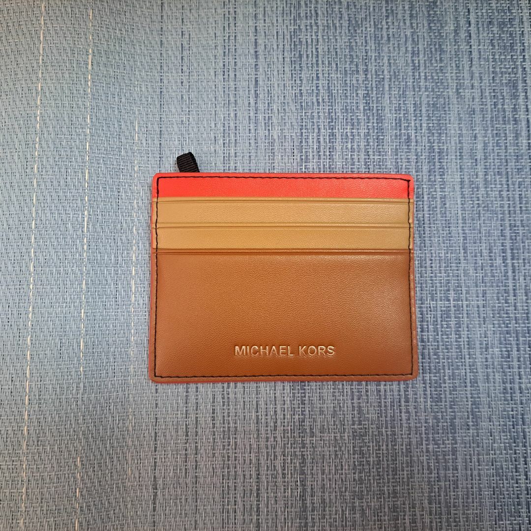 MICHAEL KORS - MICHAEL KORS マイケル・コース ラゲッジ/サングリア カード レザー