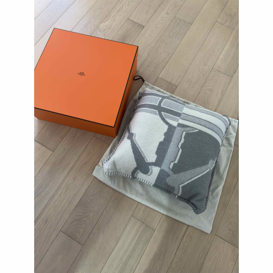 HERMES - HERMES エルメス/タッタソール/クッション 新品未 HERMES - HERMES エルメス/タッタソール/クッション 新品未