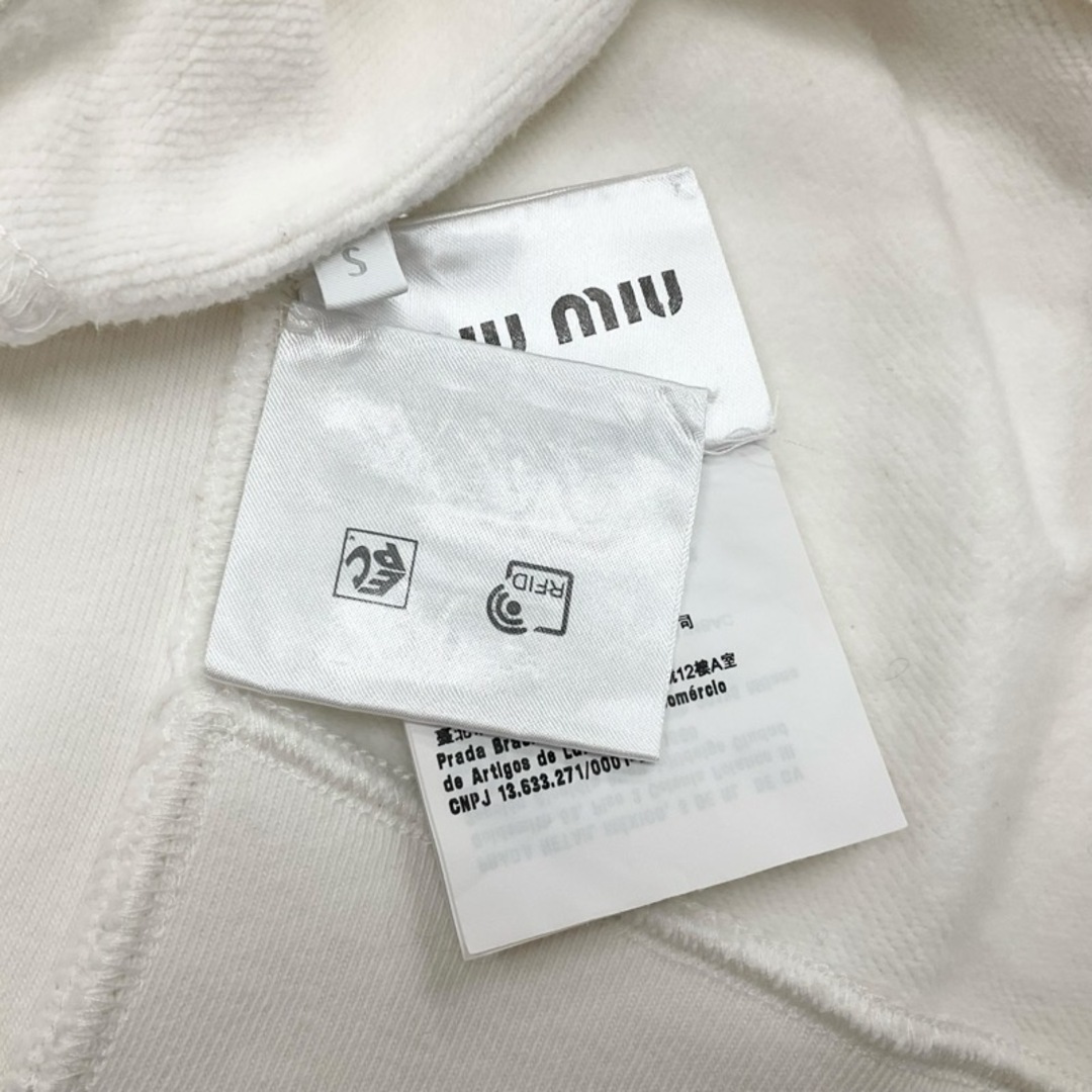 MIU MIU - ミュウミュウ MIUMIU トップス コットン ホワイト 白 MIU MIU - ミュウミュウ MIUMIU トップス コットン ホワイト 白