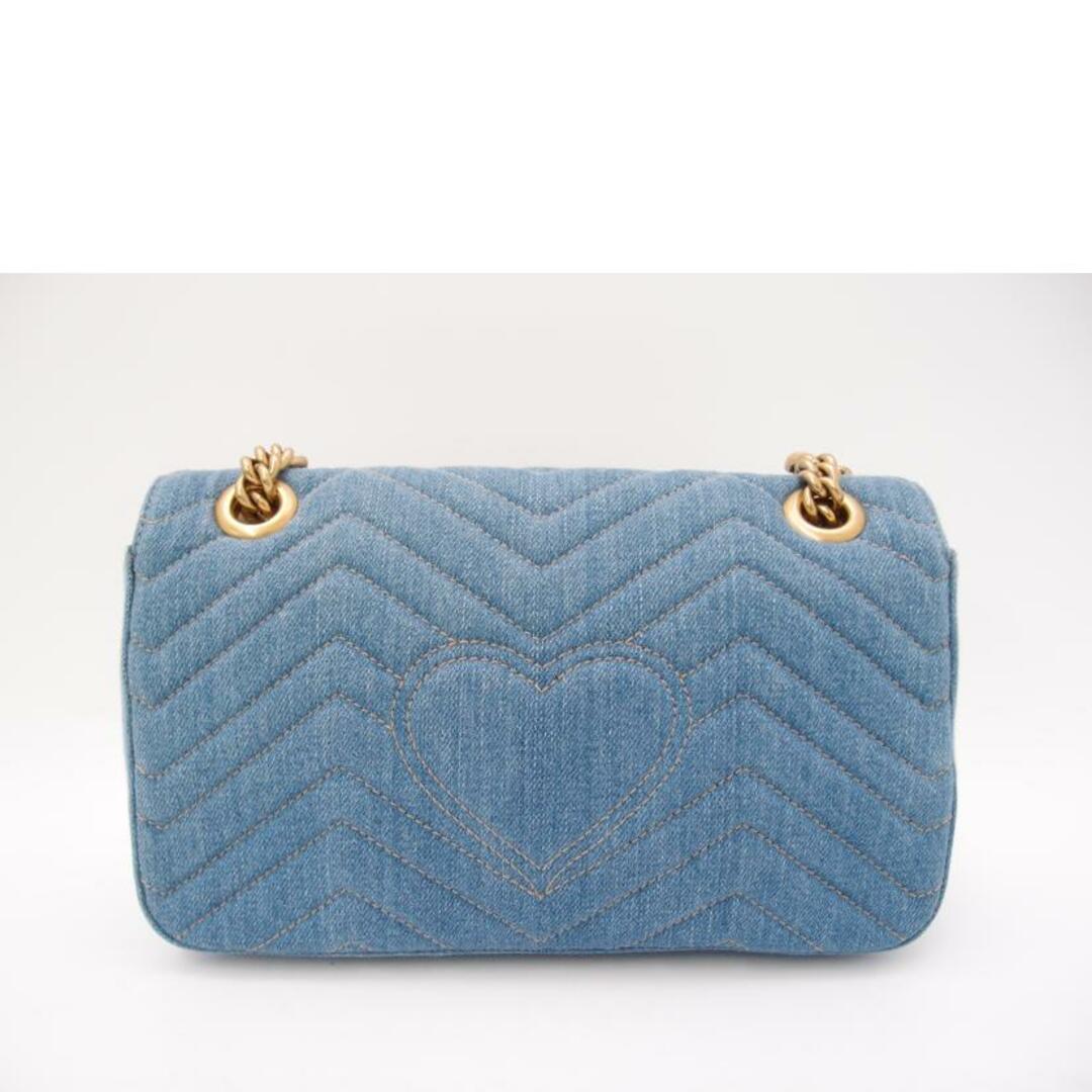 GUCCI グッチ/GGマーモントキルティングショルダー/デニム GUCCI グッチ/GGマーモントキルティングショルダー/デニム