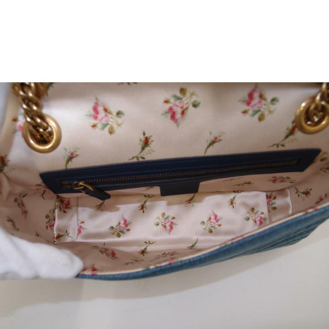 GUCCI グッチ/GGマーモントキルティングショルダー/デニム GUCCI グッチ/GGマーモントキルティングショルダー/デニム