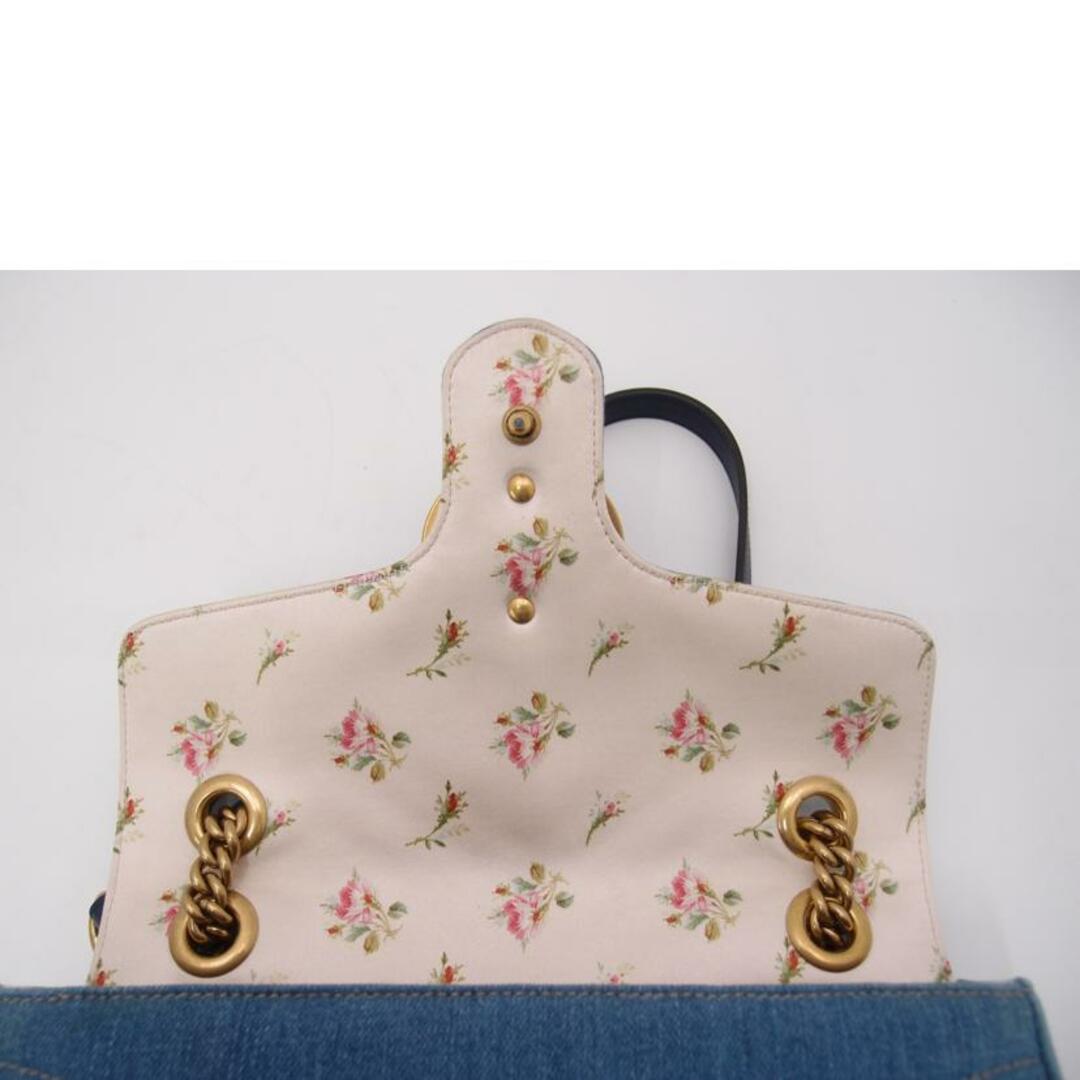 GUCCI グッチ/GGマーモントキルティングショルダー/デニム GUCCI グッチ/GGマーモントキルティングショルダー/デニム