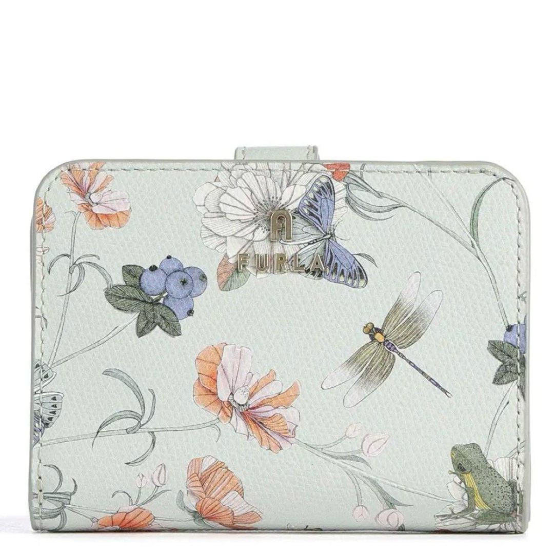 FURLA - 【新品・希少】FURLA フルラ カメリア 花柄 二つ折り FURLA - 【新品・希少】FURLA フルラ カメリア 花柄 二つ折り