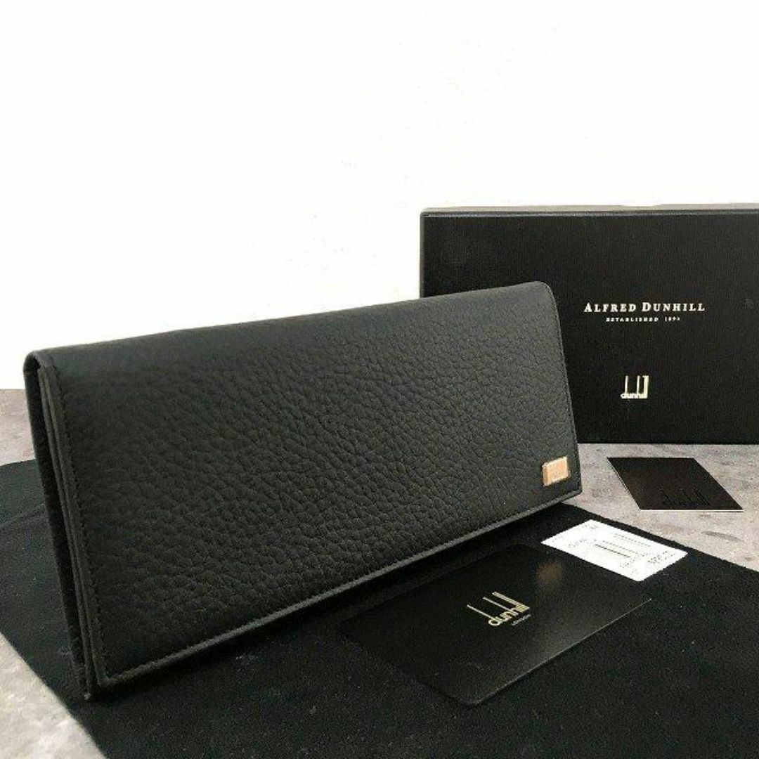 ☆送料込み☆ 未使用品 dunhill 長財布 ブラック レザー ギフト ☆送料込み☆ 未使用品 dunhill 長財布 ブラック レザー ギフト