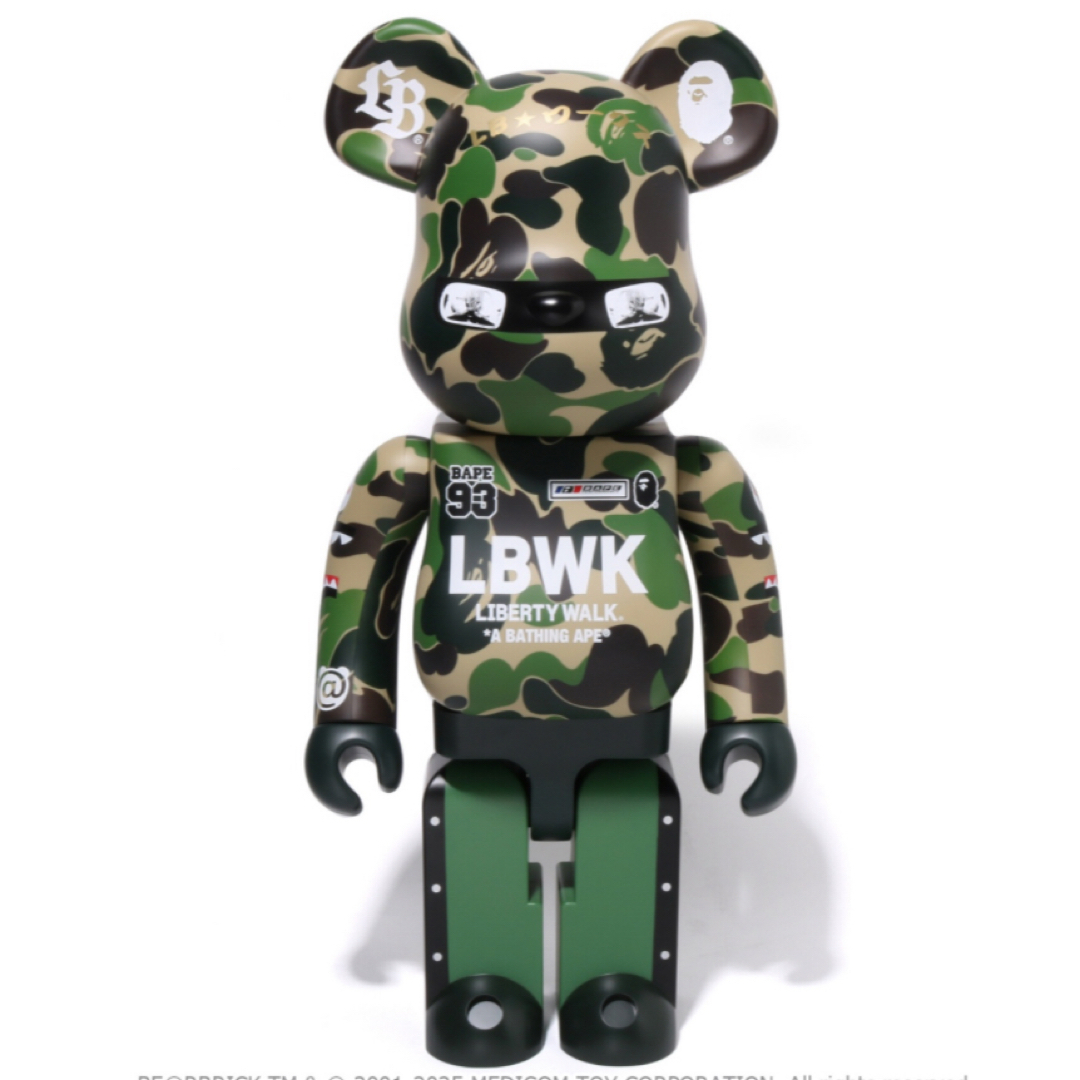 MEDICOM TOY - BE@RBRICK LBWK × BAPE(R) 1000%の通販 by MEDICOM TOY - BE@RBRICK LBWK × BAPE(R) 1000%の通販 by