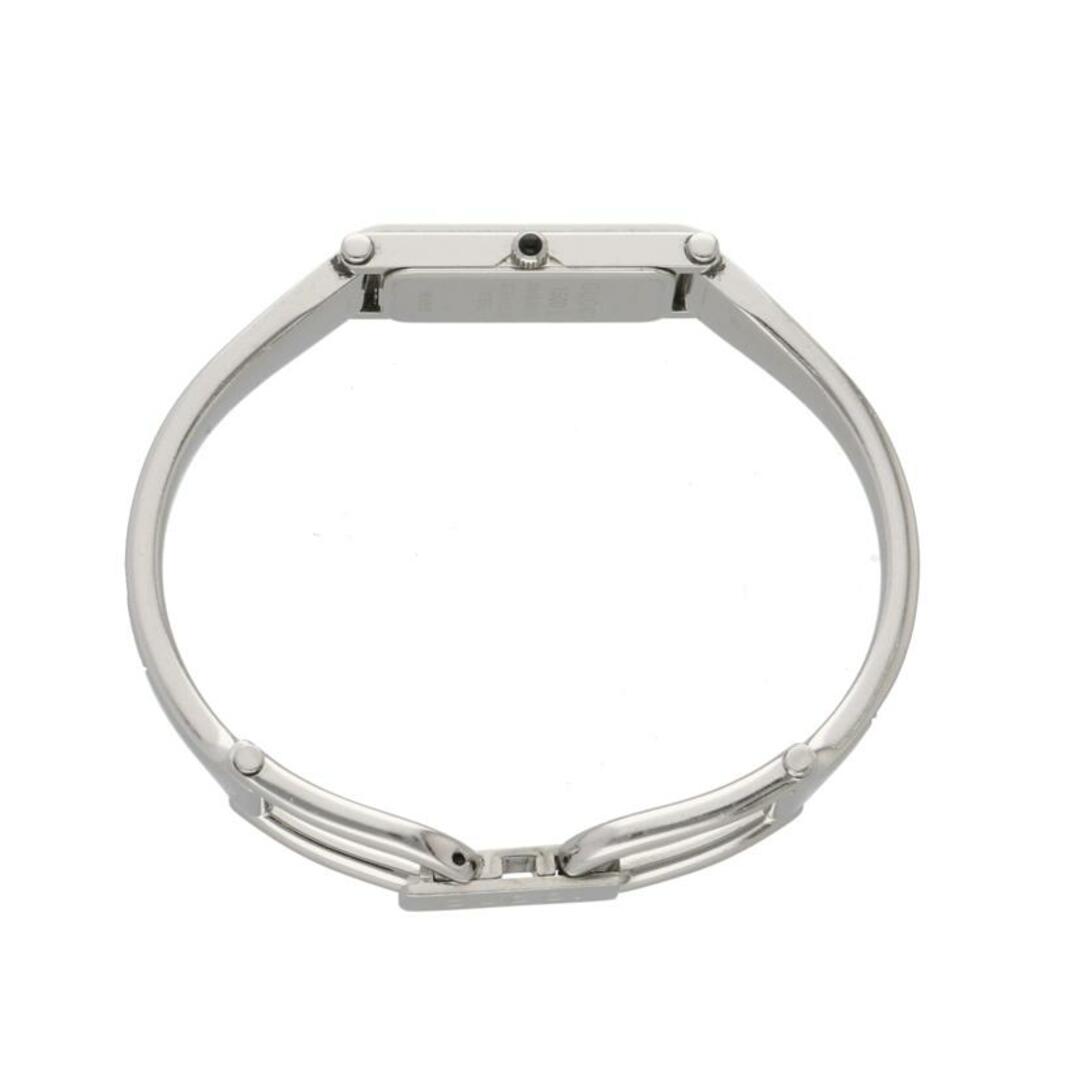 GUCCI グッチ/スクエアバングルウォッチ・ブラック×シルバー GUCCI グッチ/スクエアバングルウォッチ・ブラック×シルバー