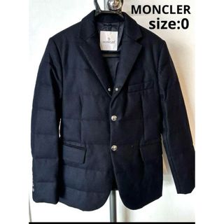MONCLER - MONCLER テーラードジャケット ダークネイビー 0の MONCLER - MONCLER テーラードジャケット ダークネイビー 0の
