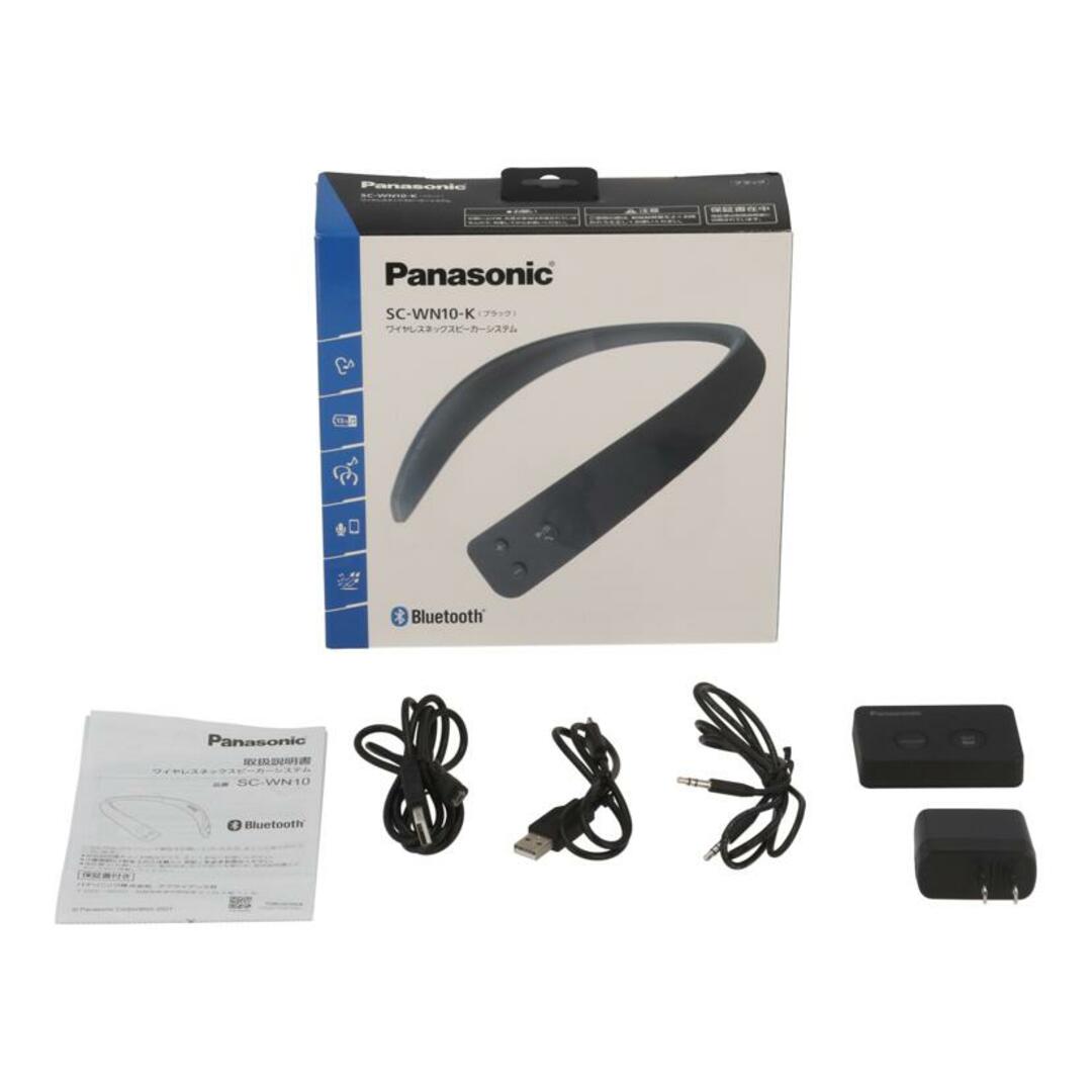 Panasonic パナソニック/ワイヤレスネックスピーカー/SC-WN10-K/MA1SC001691/Bランク/84【中古】 Panasonic パナソニック/ワイヤレスネックスピーカー/SC-WN10-K/MA1SC001691/Bランク/84【中古】