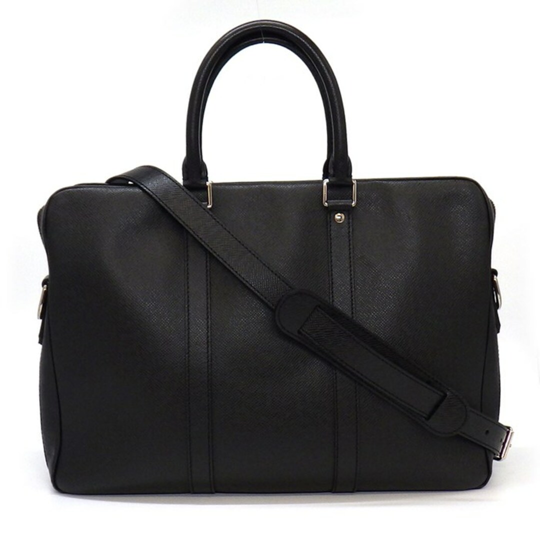 ルイ・ヴィトン Louis Vuitton ビジネスバッグ ハンドバッグ ショルダーバッグ PDV PM M33412 ブラック タイガ(牛革) 【中古】