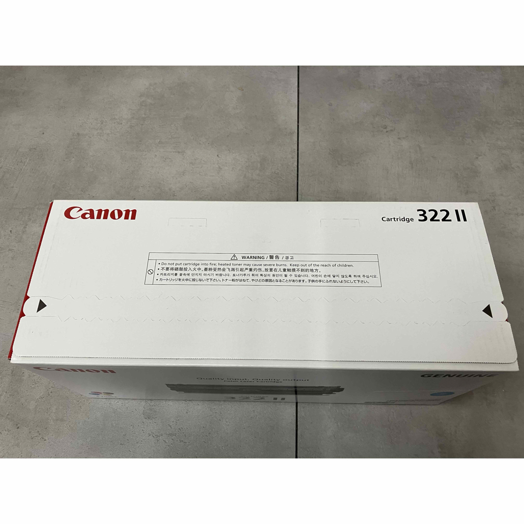 Canon トナーカートリッジ CRG-322Ⅱ シアン Canon トナーカートリッジ CRG-322Ⅱ シアン