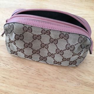 グッチ(Gucci)のグッチ GGキャンバス コスメポーチ(ポーチ)