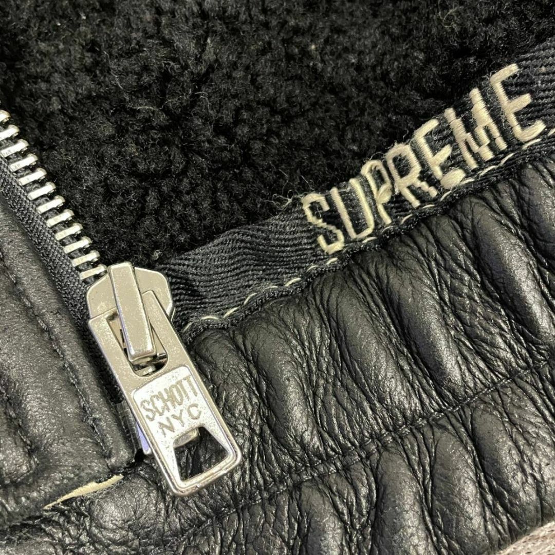 Supreme - シュプリーム×ショット☆16AW ムートンレザーボア Supreme - シュプリーム×ショット☆16AW ムートンレザーボア