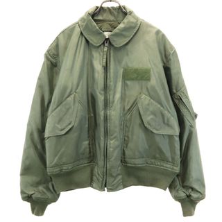 アメリカ空軍 00s 2009年 フライトジャケット CWU45P フライトジャケット XL カーキ US AIR FORCE ミリタリー メンズ(フライトジャケット)