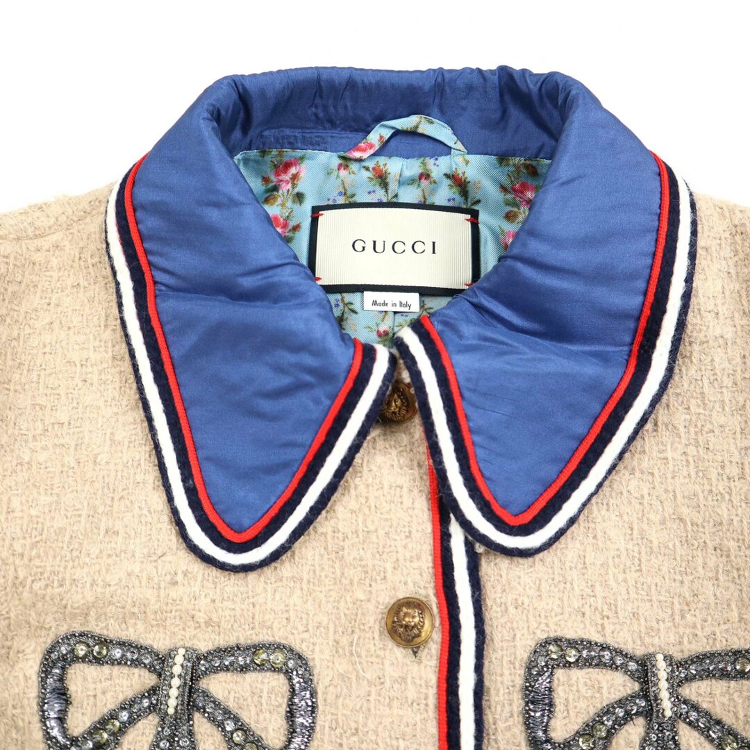 GUCCI グッチ 襟ビジューシャツ GUCCI グッチ 襟ビジューシャツ