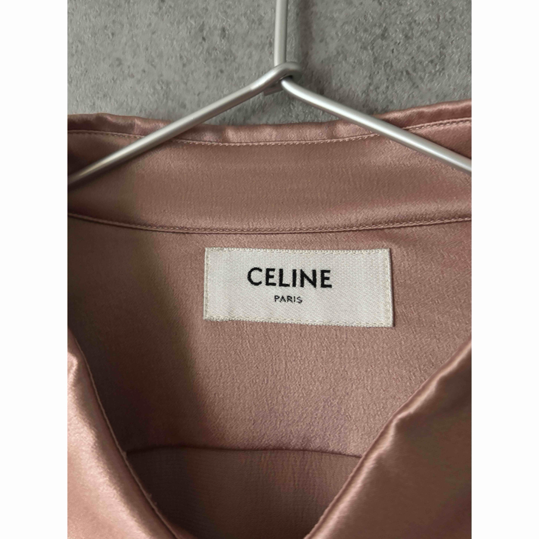CELINE - セリーヌ CELINE シルクロングスリーブ長袖シャツの CELINE - セリーヌ CELINE シルクロングスリーブ長袖シャツの