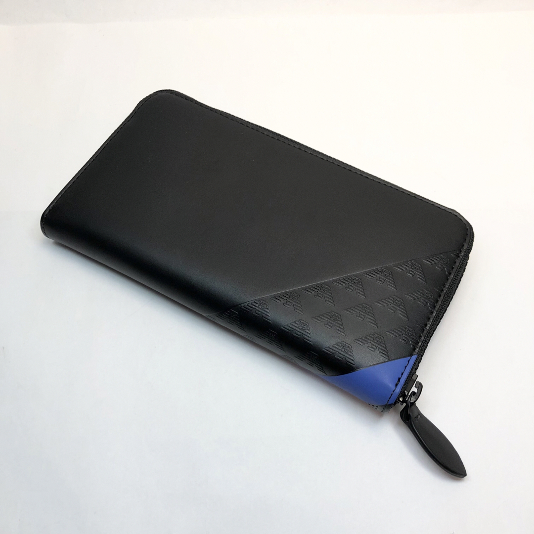新品】EMPORIOARMANIエンポリオアルマーニ 長財布ラウンドファスナー 新品】EMPORIOARMANIエンポリオアルマーニ 長財布ラウンドファスナー