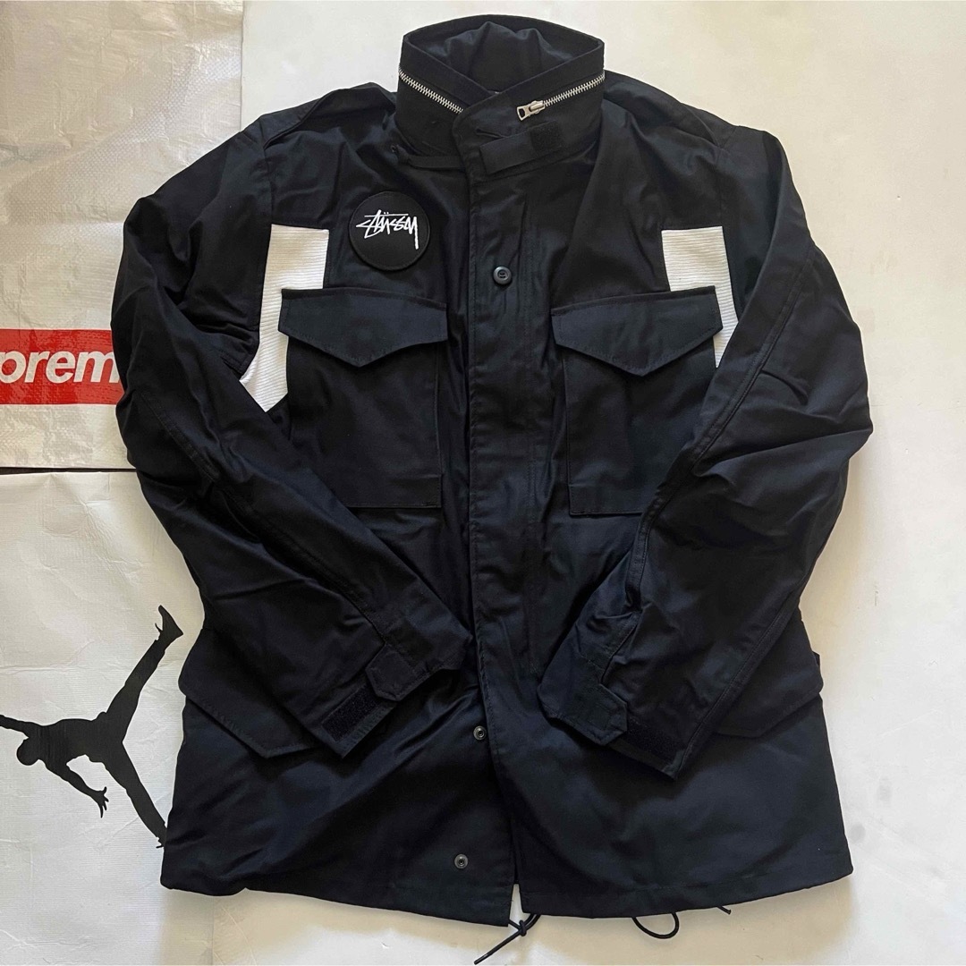 STUSSY ALPHA M-65 JACKET black Lサイズ STUSSY ALPHA M-65 JACKET black Lサイズ