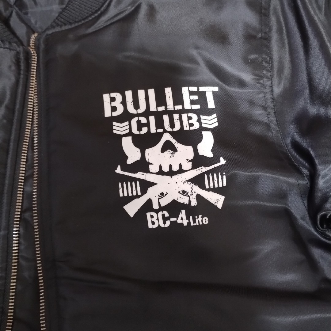 BULLET CLUB ブラック MA-1ジャケット BULLET CLUB ブラック MA-1ジャケット