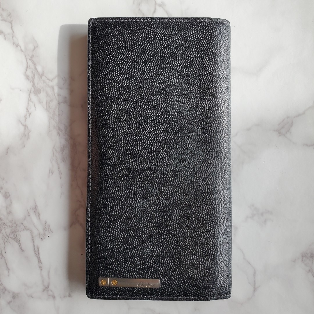 Cartier 長財布 サントス ブラック 長財布 Cartier 長財布 サントス ブラック 長財布
