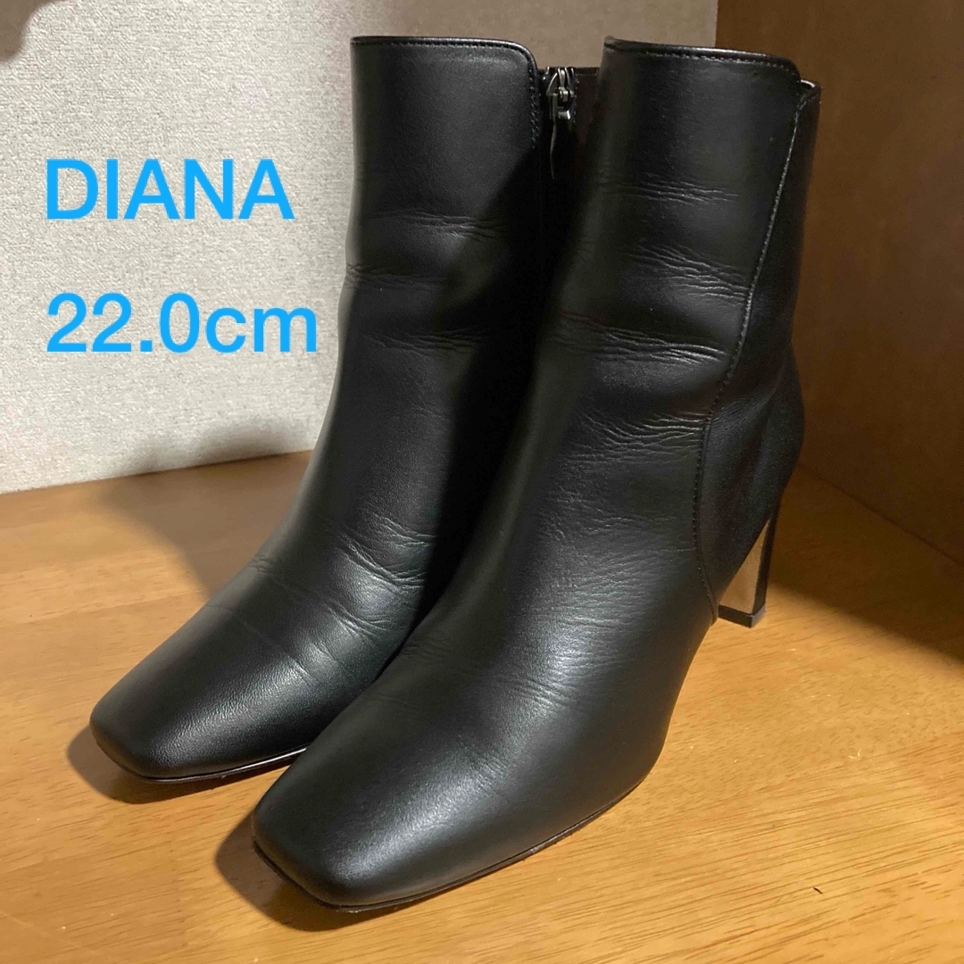 ダイアナ ショートブーツ 22.0cm ダイアナ ショートブーツ 22.0cm