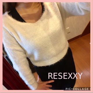 リゼクシー(RESEXXY)の♡RESEXXY♡ ショート丈ニットトップス(ニット/セーター)