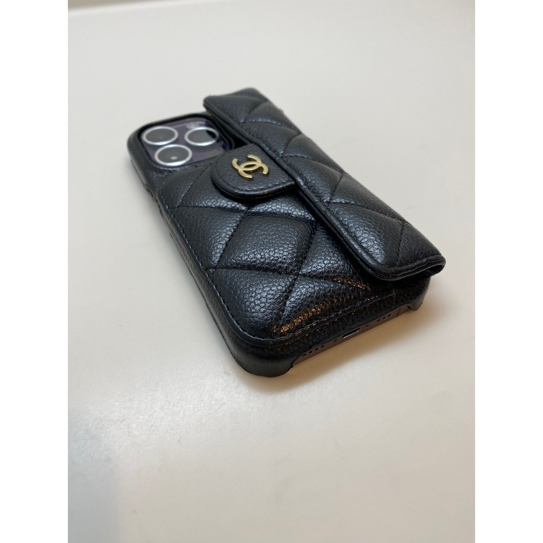 CHANEL - 芸能人御用達 正規品 CHANEL 携帯ケース iPhone14pro CHANEL - 芸能人御用達 正規品 CHANEL 携帯ケース iPhone14pro