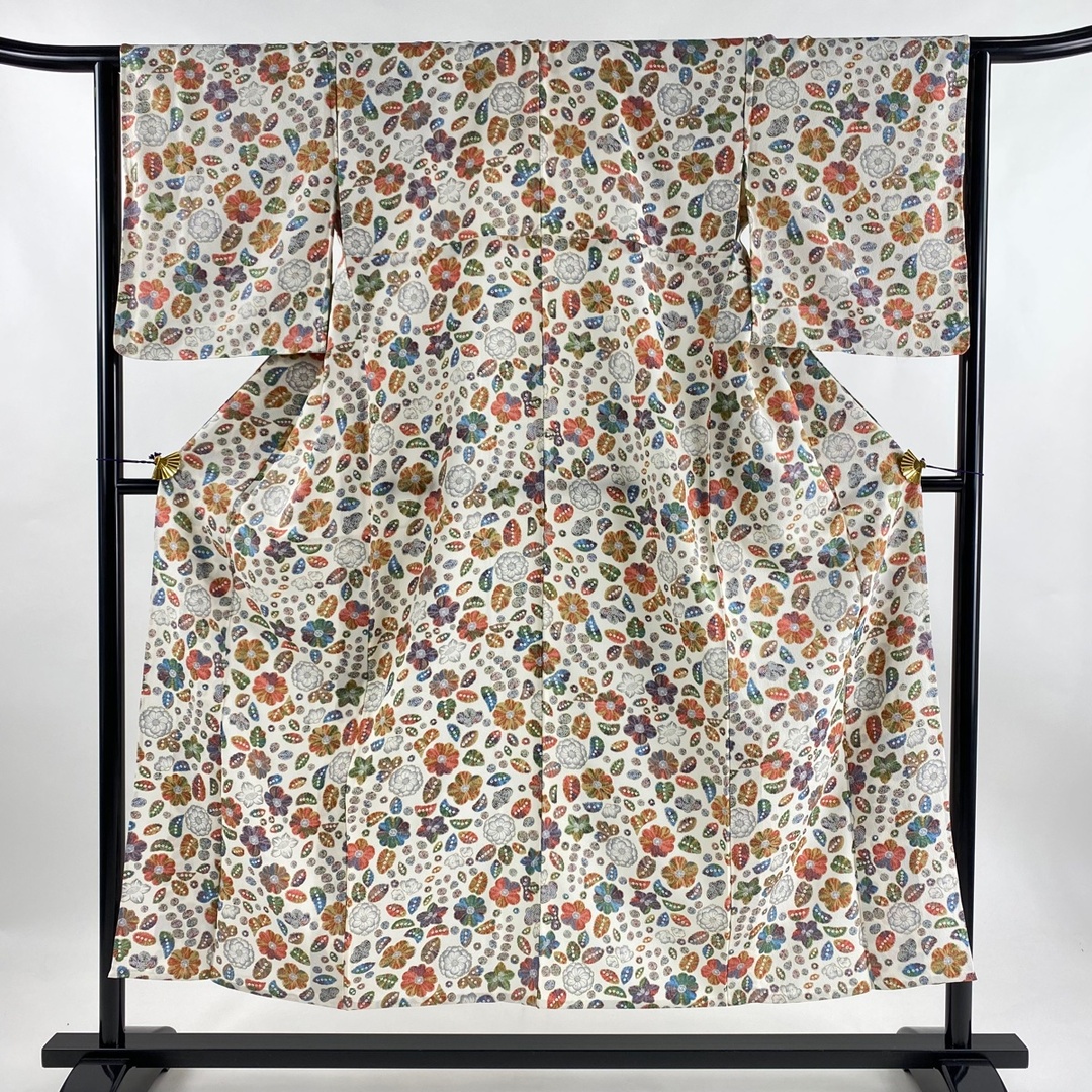 小紋 身丈151cm 裄丈64cm 正絹 美品 秀品 【中古】 小紋 身丈151cm 裄丈64cm 正絹 美品 秀品 【中古】