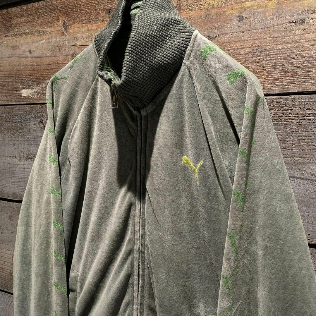 PUMA - 00s PUMA ベロア 別珍 トラックジャケット Y2K PUMA - 00s PUMA ベロア 別珍 トラックジャケット Y2K