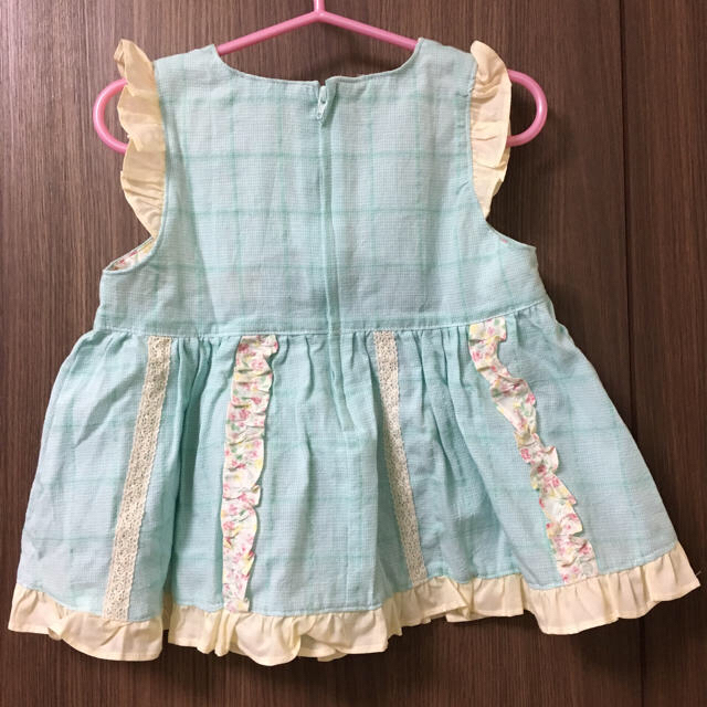 【になななな様専用】新品 未使用 Souris スーリー ワンピース 90 キッズ/ベビー/マタニティのキッズ服女の子用(90cm~)(ワンピース)の商品写真