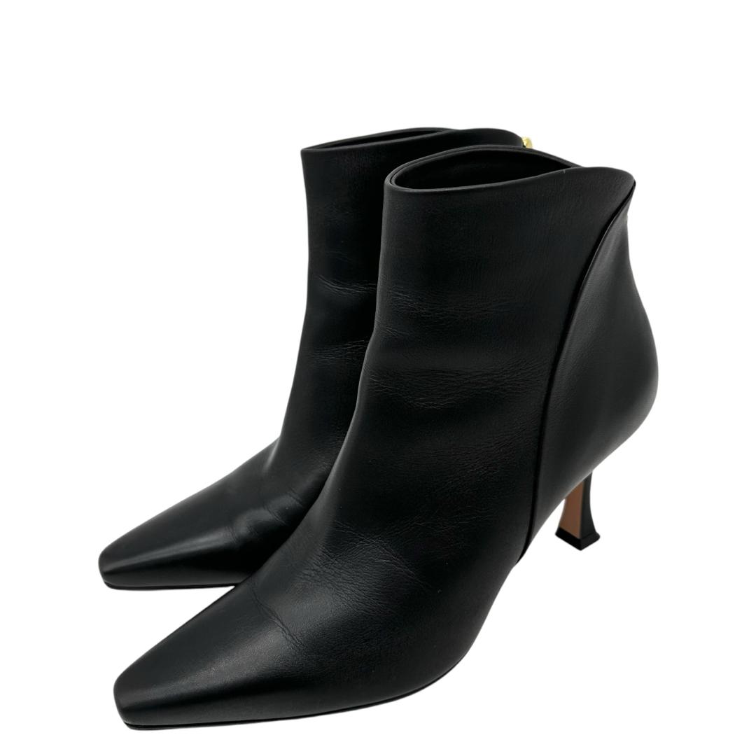 美品✨PELLICO ペリーコ バックジップブーツブラックレザーシボ革 美品✨PELLICO ペリーコ バックジップブーツブラックレザーシボ革