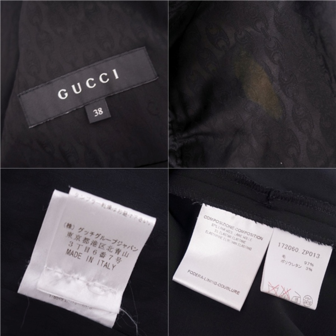 GUCCI - 美品 グッチ GUCCI セットアップ パンツスーツ ウール GUCCI - 美品 グッチ GUCCI セットアップ パンツスーツ ウール
