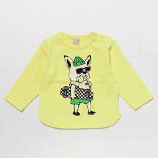 プティマイン(petit main)のプティマイン☆ブルドックTシャツ(Tシャツ/カットソー)