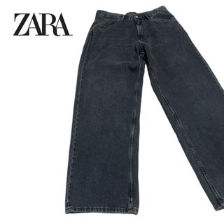 ZARA - 即完☆ZARA ザラ バギーデニムパンツ y2k ブラック ZARA - 即完☆ZARA ザラ バギーデニムパンツ y2k ブラック