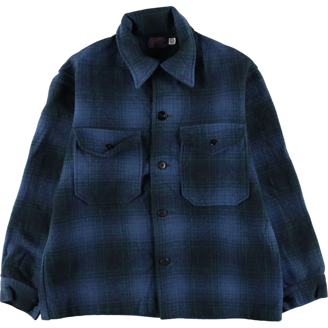 古着 70年代 ペンドルトン PENDLETON オンブレチェック ウール 古着 70年代 ペンドルトン PENDLETON オンブレチェック ウール