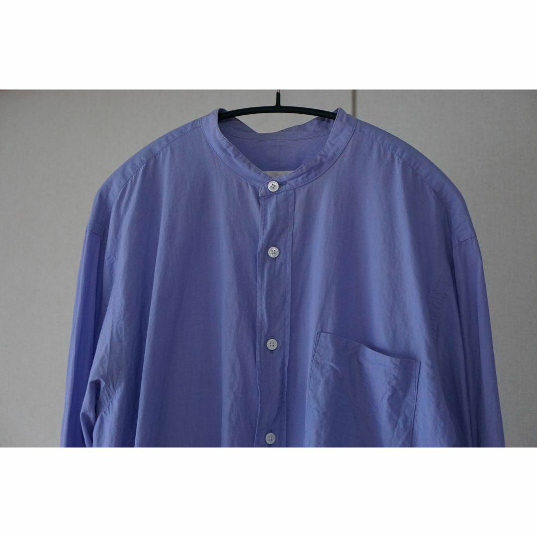 COMOLI - COMOLI バンドカラーシャツ サックス 3の通販 by COMOLI - COMOLI バンドカラーシャツ サックス 3の通販 by