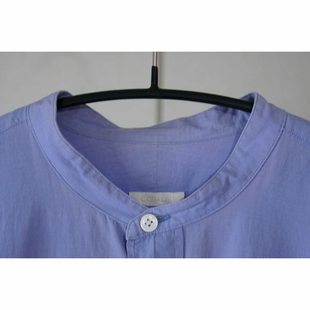 COMOLI - COMOLI バンドカラーシャツ サックス 3の通販 by COMOLI - COMOLI バンドカラーシャツ サックス 3の通販 by