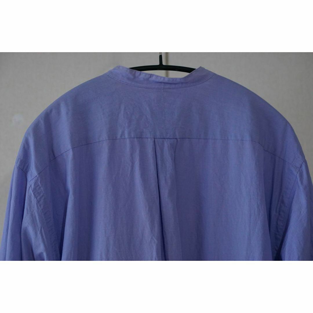 COMOLI - COMOLI バンドカラーシャツ サックス 3の通販 by COMOLI - COMOLI バンドカラーシャツ サックス 3の通販 by