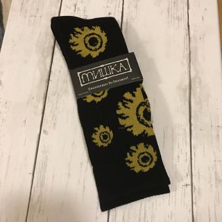 ミシカ(MISHKA)のミシカ 靴下 BLACK/GOLD(ソックス)