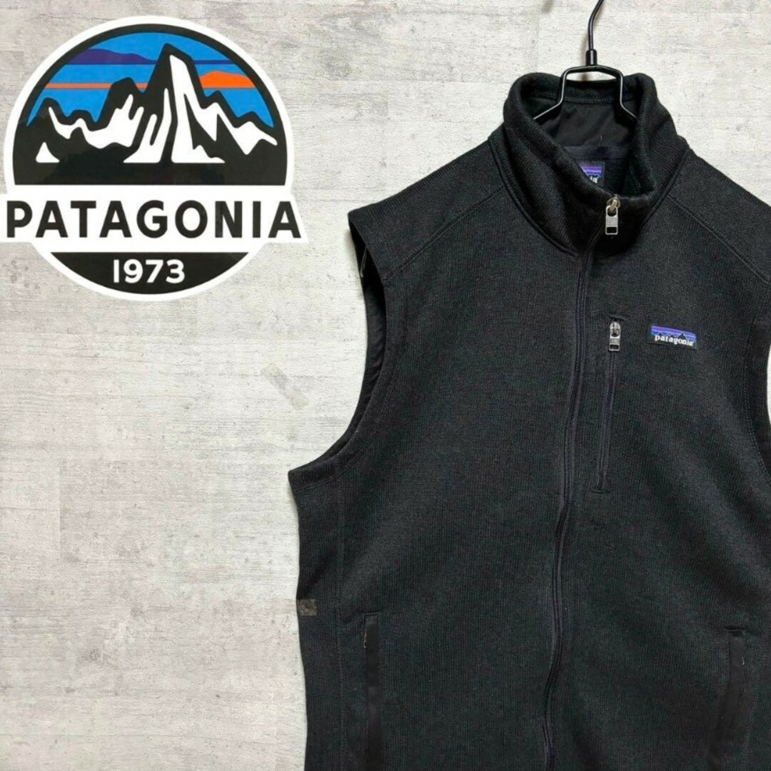 patagonia - 【PATAGONIA】ベターセーターベスト　フリース　M 黒