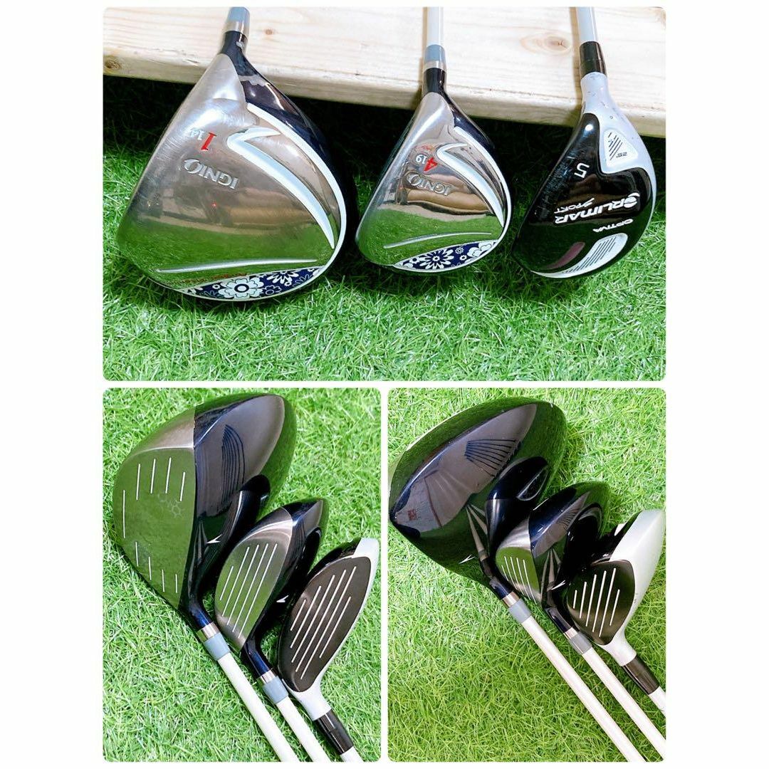 バッグ美品】レディースセット 初心者オススメ FLEX L 11本 バッグ美品】レディースセット 初心者オススメ FLEX L 11本