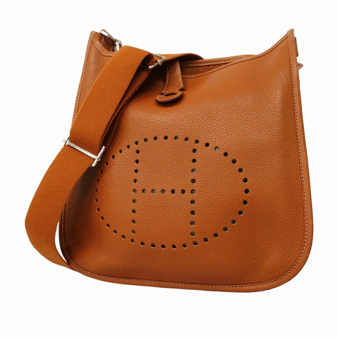 HERMES - ★SALE【5ab1113】エルメス ショルダーバッグ エヴリン3PM トリヨンクレマンス ゴールド シルバー金具 □L刻印【中古】レディース