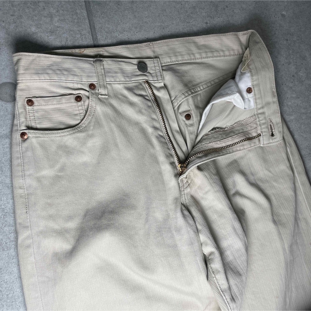 Levi's - Levi's 504Z ピケパンツ Big E TALONジップ 90s W30の Levi's - Levi's 504Z ピケパンツ Big E TALONジップ 90s W30の