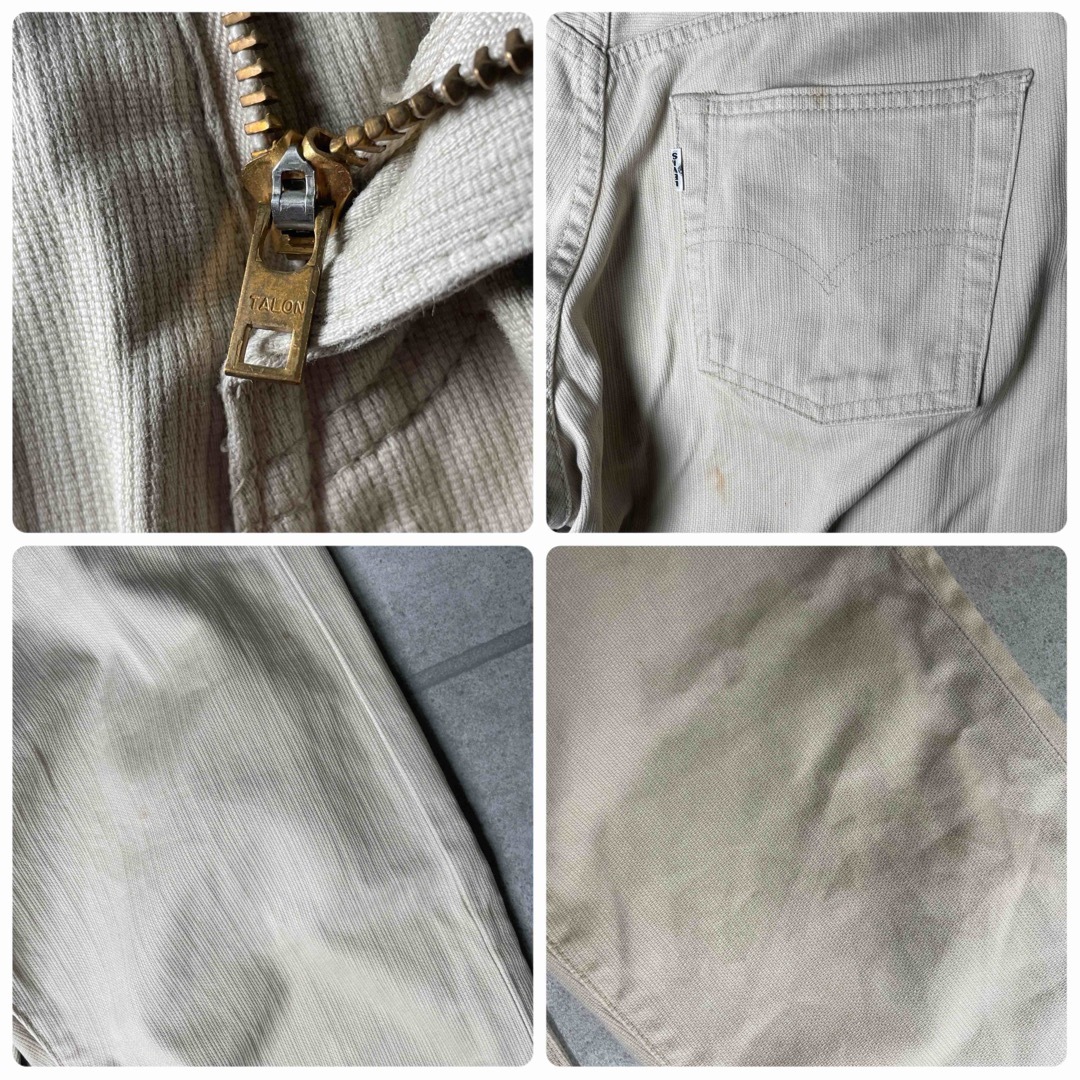 Levi's - Levi's 504Z ピケパンツ Big E TALONジップ 90s W30の Levi's - Levi's 504Z ピケパンツ Big E TALONジップ 90s W30の