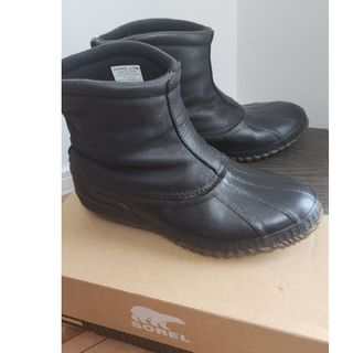 2024年新作 SOREL ソレル メンズ - SOREL スノーブーツ 黒 ナイロン スノーブーツ