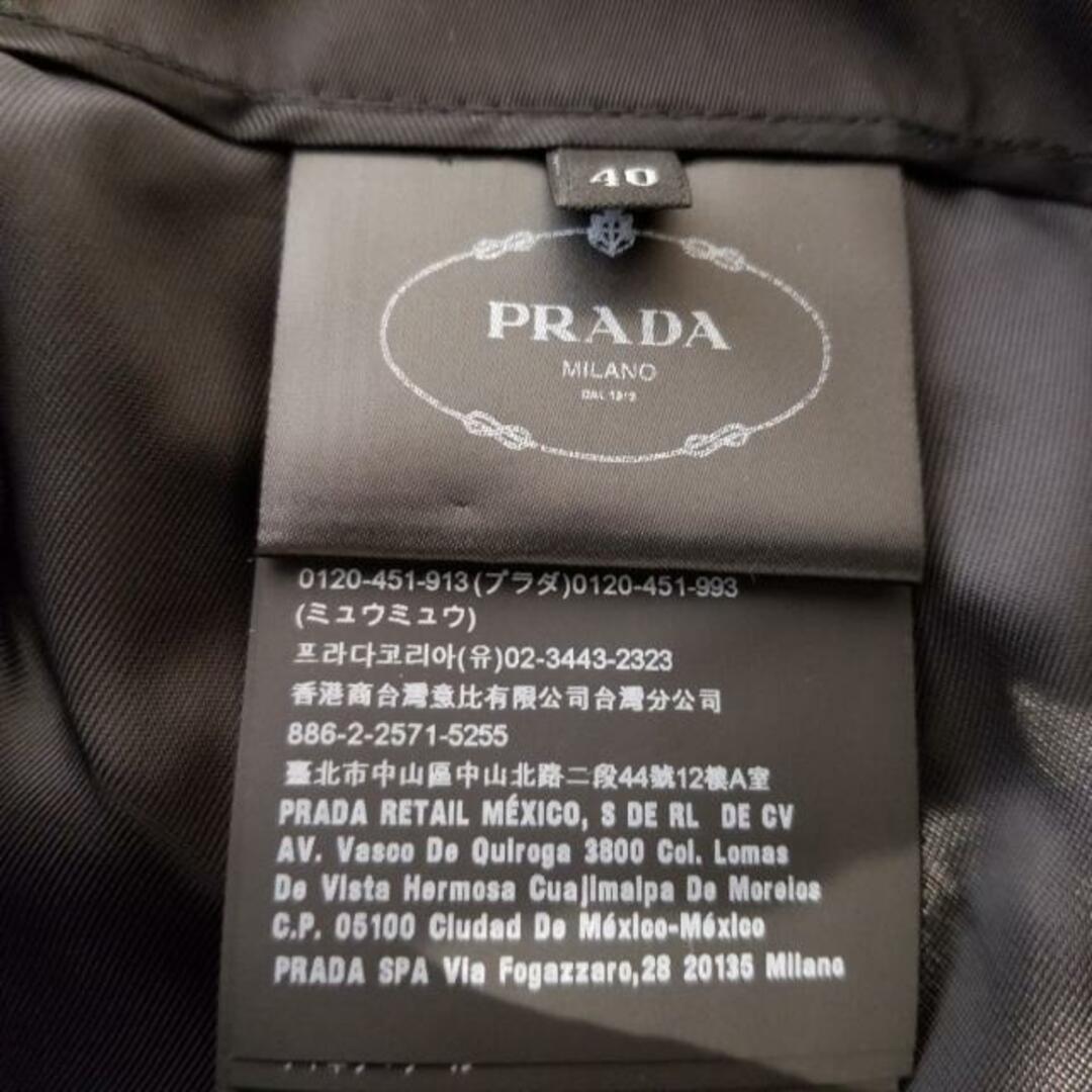PRADA(プラダ) 巻きスカート サイズ40 M レディース美品 - 黒 PRADA(プラダ) 巻きスカート サイズ40 M レディース美品 - 黒