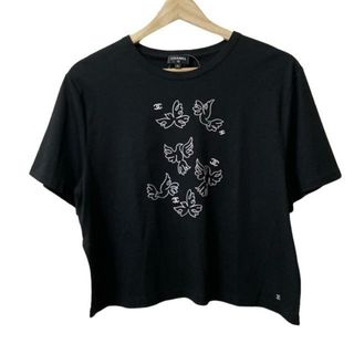 シャネル 黒 Tシャツ Chanel Cruise2021-22 シャネル 黒 Tシャツ Chanel Cruise2021-22