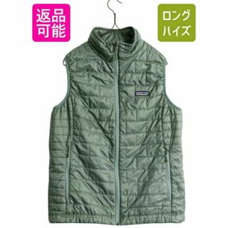 その他サービス | 福利厚生 パタゴニア - patagonia ナノ 18 古着 L レディース ベスト パフ ナイロン