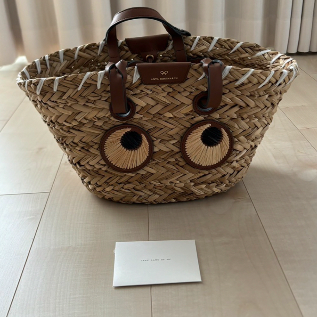○ANYA ぶし HINDMARCH○アニヤハインドマーチ○かごバッグ○ ○ANYA ぶし HINDMARCH○アニヤハインドマーチ○かごバッグ○