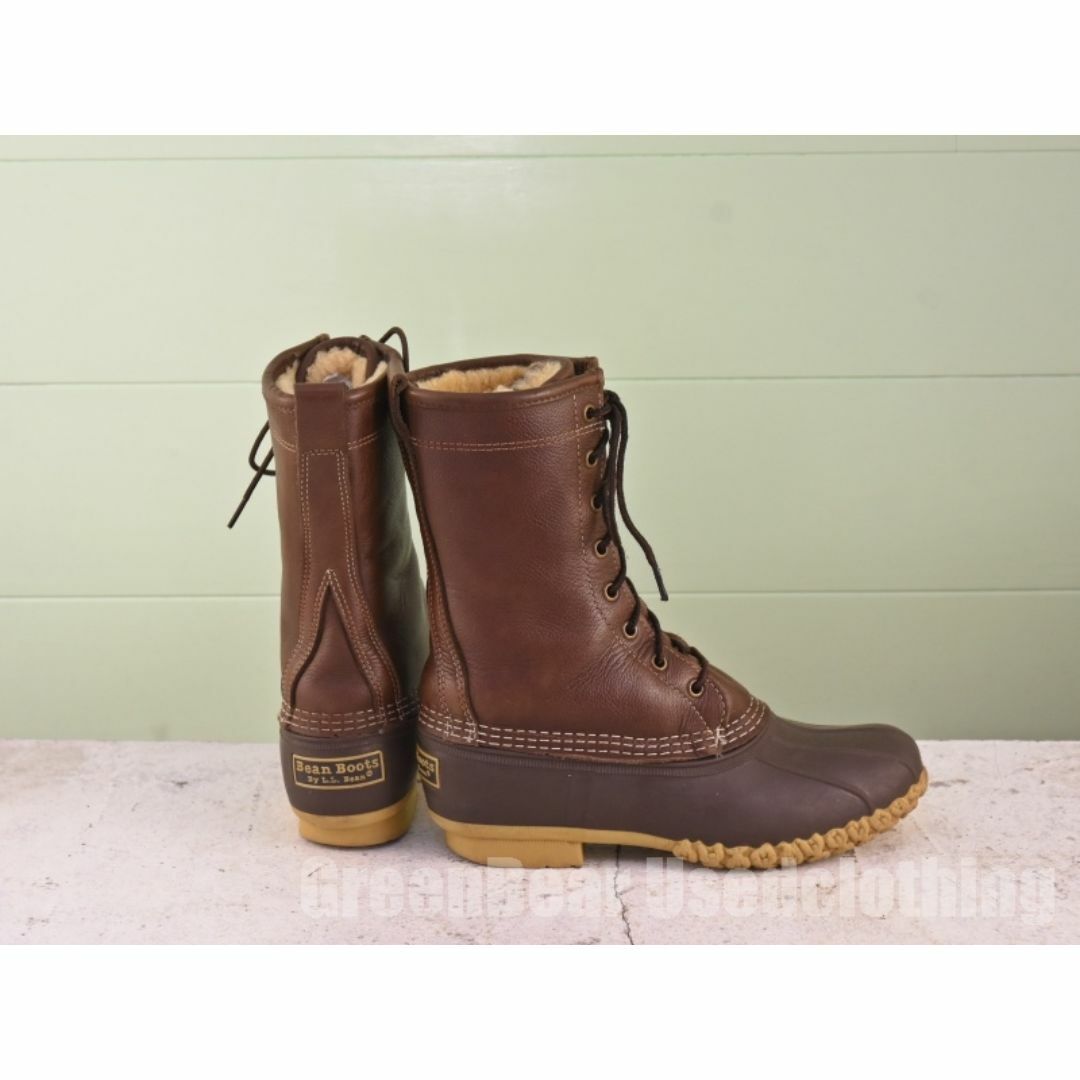 【再入荷】 L.L.Bean - USA製 L.L.ビーン ビーンブーツ 茶 ブラウン 女性用