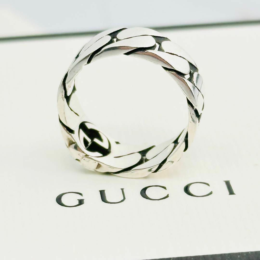 【格安saleスタート】 GUCCI グッチ インターロッキング 喜平 シルバーリング 19号 アクセサリー
